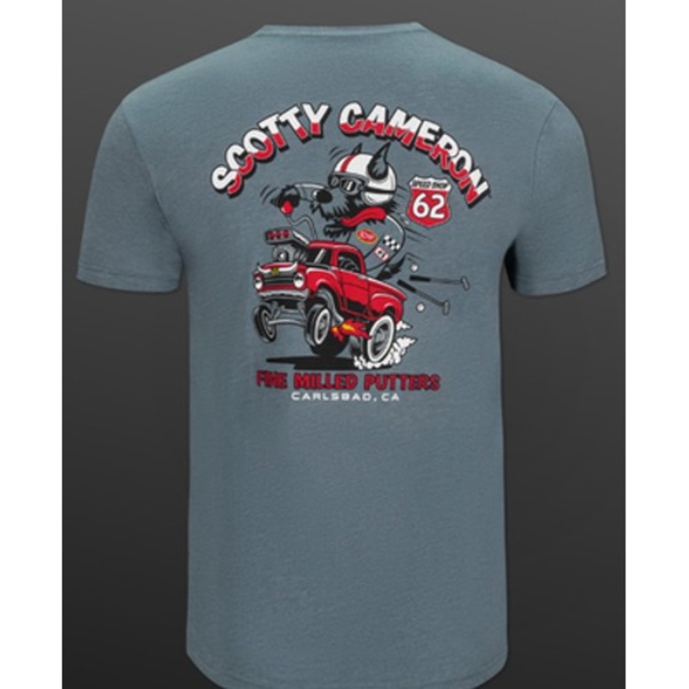 Scotty Cameron Shirt Mens Large Blue Speed Dog Speed Shop Golf Graphic Tee